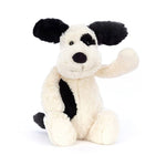 Jellycat Bashful Black & Cream Puppy Medium