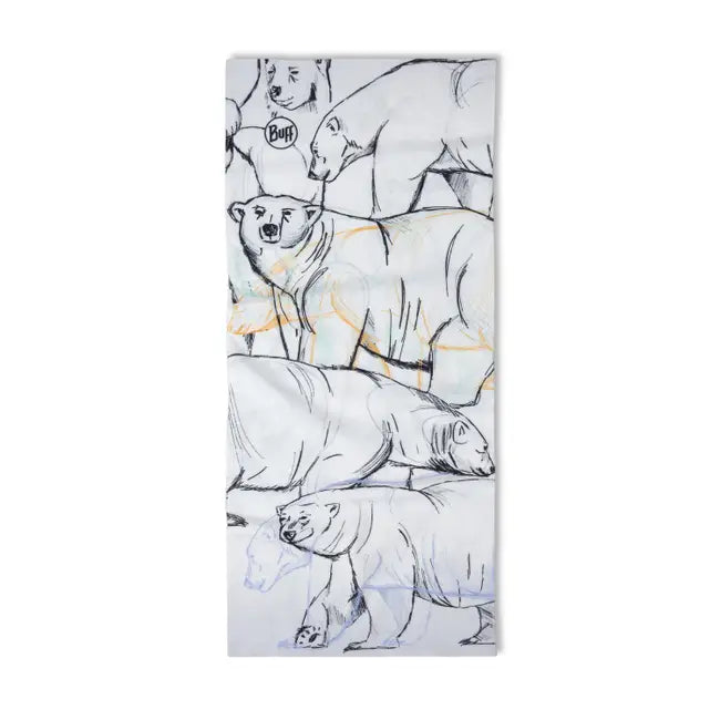 Buff Bargy White Original EcoStretch Youth Neckwear