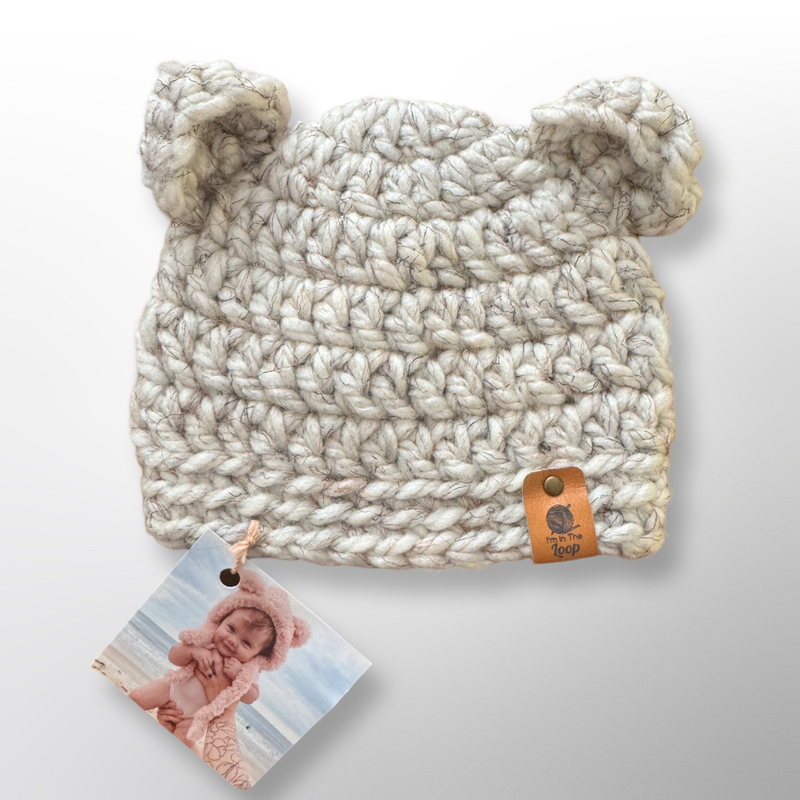 I'm in the Loop Wheat Baby Bear Beanie