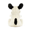 Jellycat Bashful Black & Cream Puppy Medium