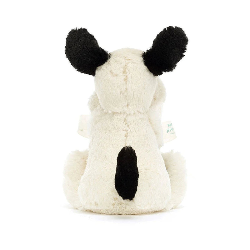 Jellycat Bashful Black & Cream Puppy Medium