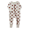 Parade Organics Gingerbread 2-Way Zip Romper