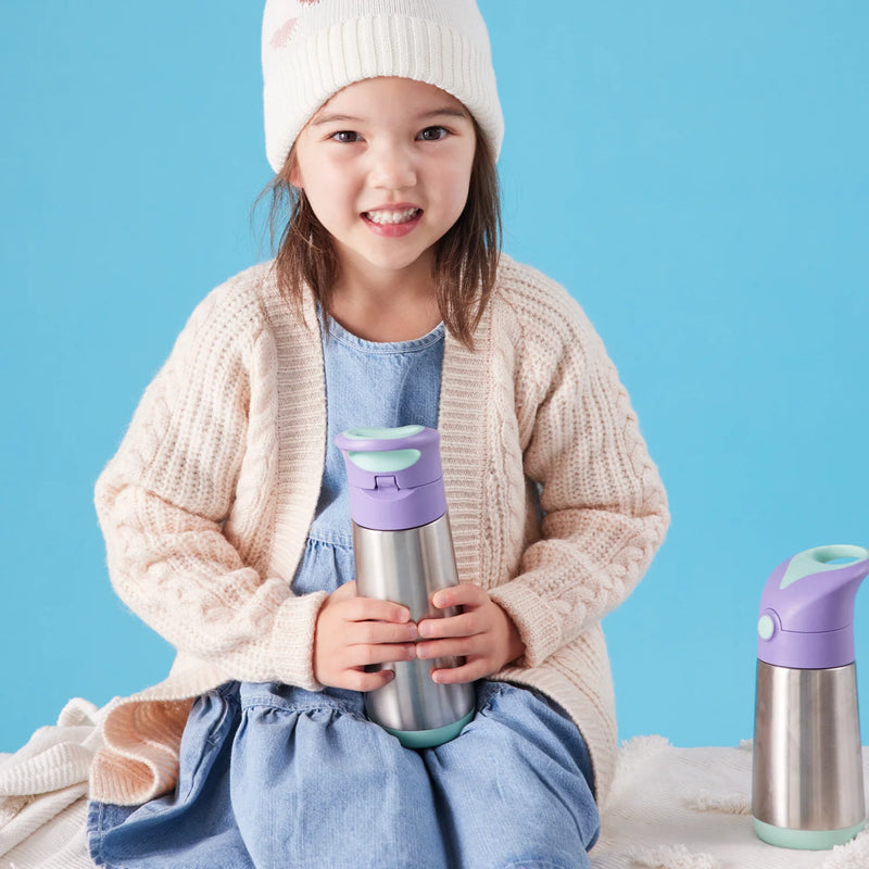 B.box Lilac Pop 500ml Insulated Drink Bottle
