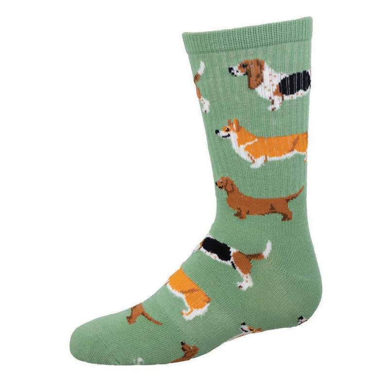 Socksmith Green Long Dogs Socks