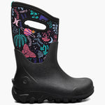 BOGS Black Multi Cosmic Forest Classic Seamless Boots