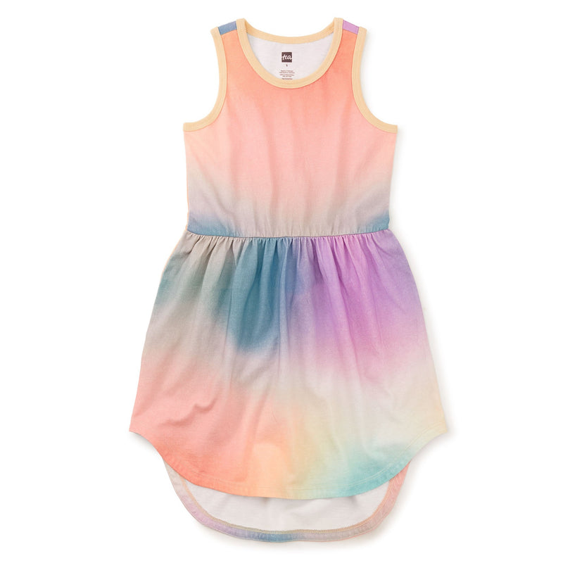 Tea Collection Rainbow Gradient Skirted Tank Dress
