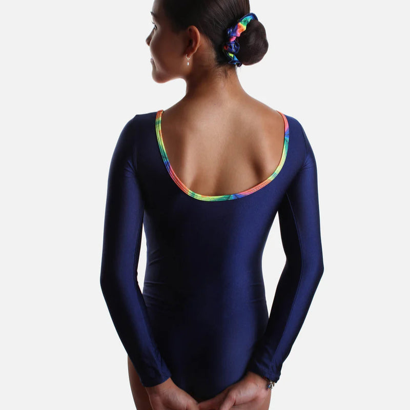 Mondor Art Deco Long-Sleeved Leotard