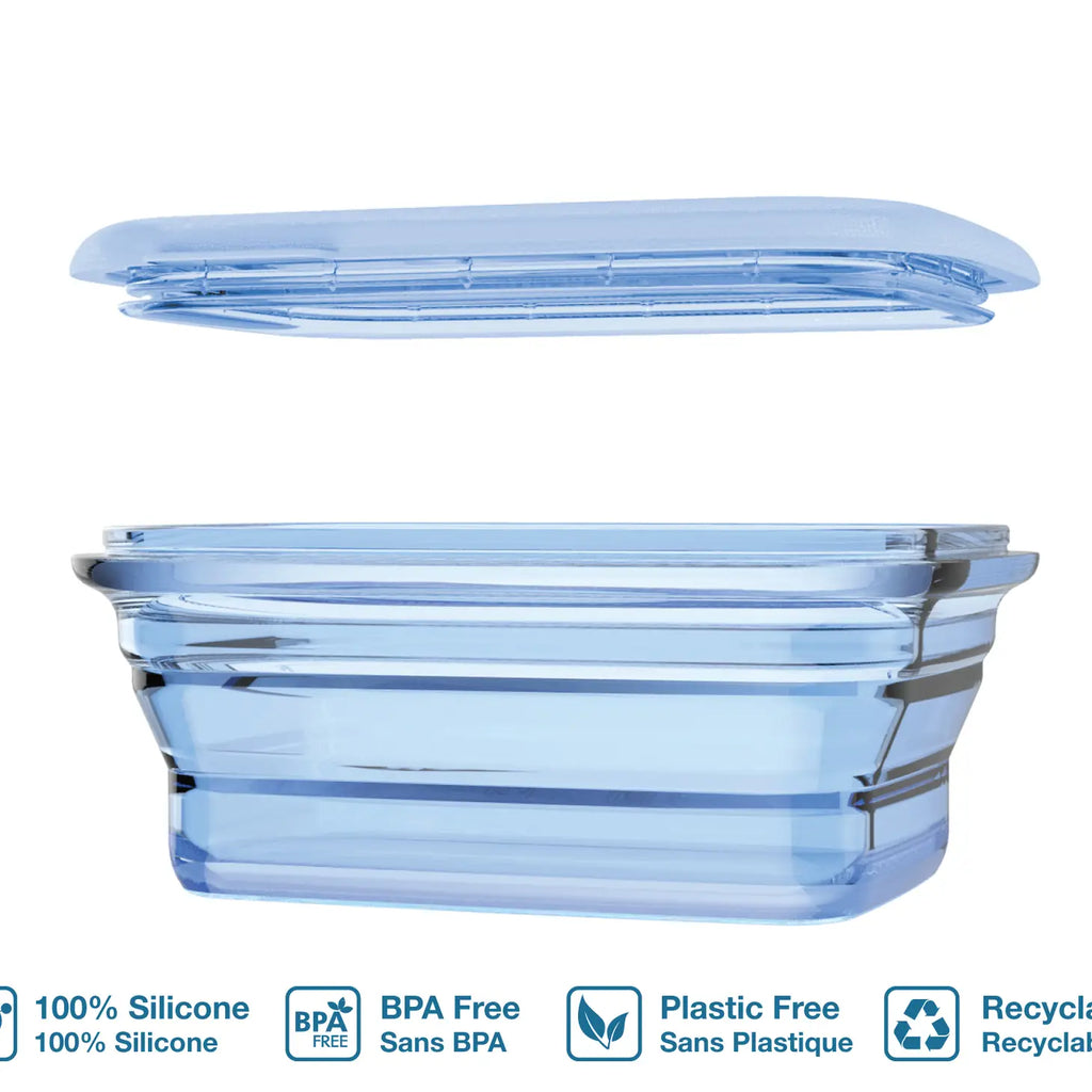 Minimal Blue Collapsible 660ml Container