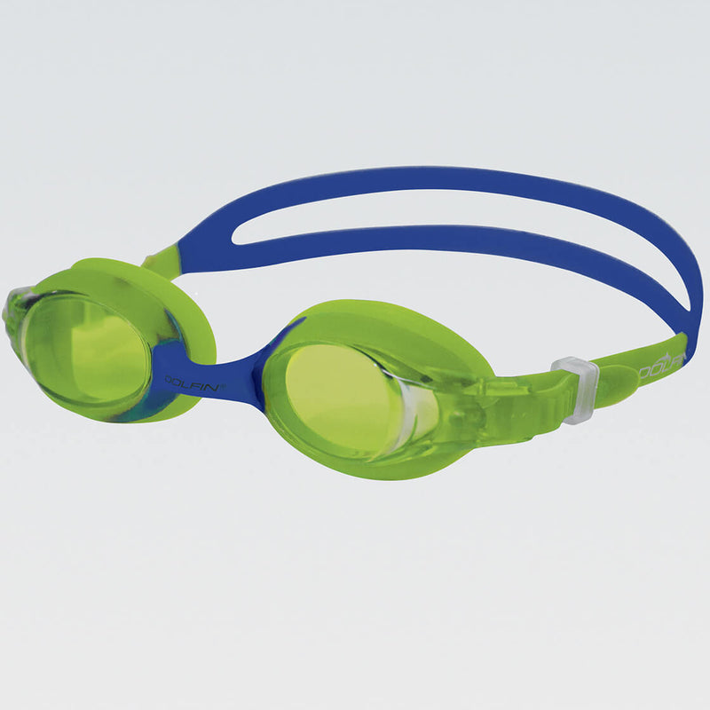 Dolfin Blue/Green Flipper Junior Goggle