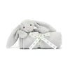 Jellycat Silver Bashful Bunny Blankie