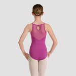 Mirella Magenta Kaleidoscope Halter Leotard