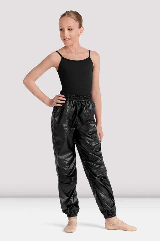 Mirella Black Metallic Kaleidoscope Ripstop Pants