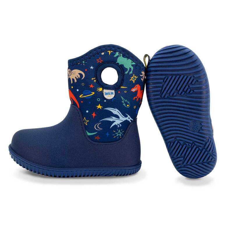 Jan & Jul Space Dinos Toasty-Dry Lite Boots