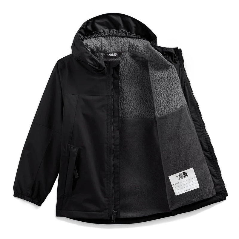 The North Face TNF Black Warm Storm Toddler Rain Jacket