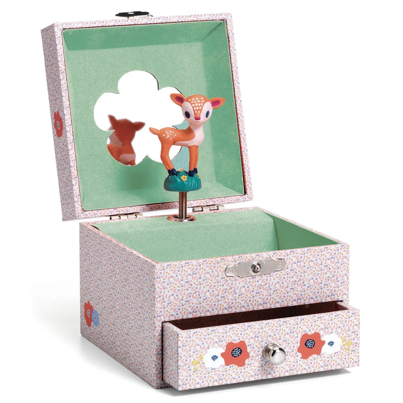 Djeco Wood Fawn Music Box