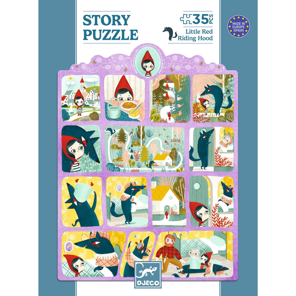 Djeco Little Red Riding Hood 35 Piece Story Puzzle