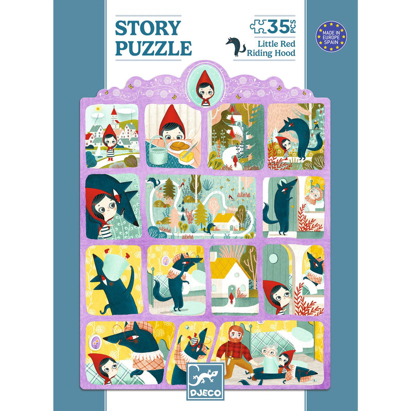Djeco Little Red Riding Hood 35 Piece Story Puzzle