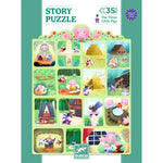Djeco Three Little Pigs 35 Piece Story Puzzle