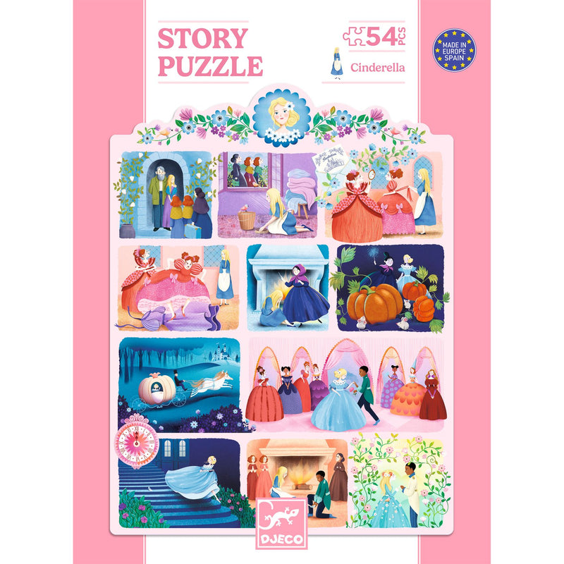Djeco Cinderella 54 Piece Story Puzzle