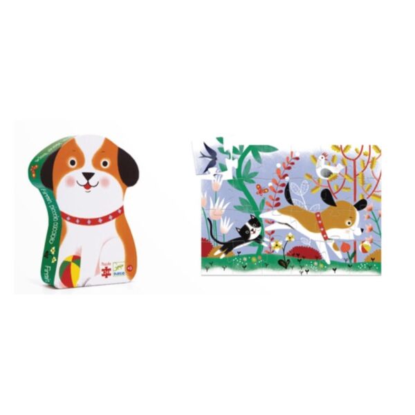 Djeco Firmin Little Puppy Silhouette Puzzle