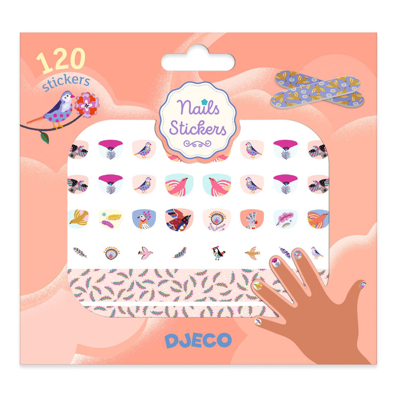 Djeco Feathers Nail Stickers