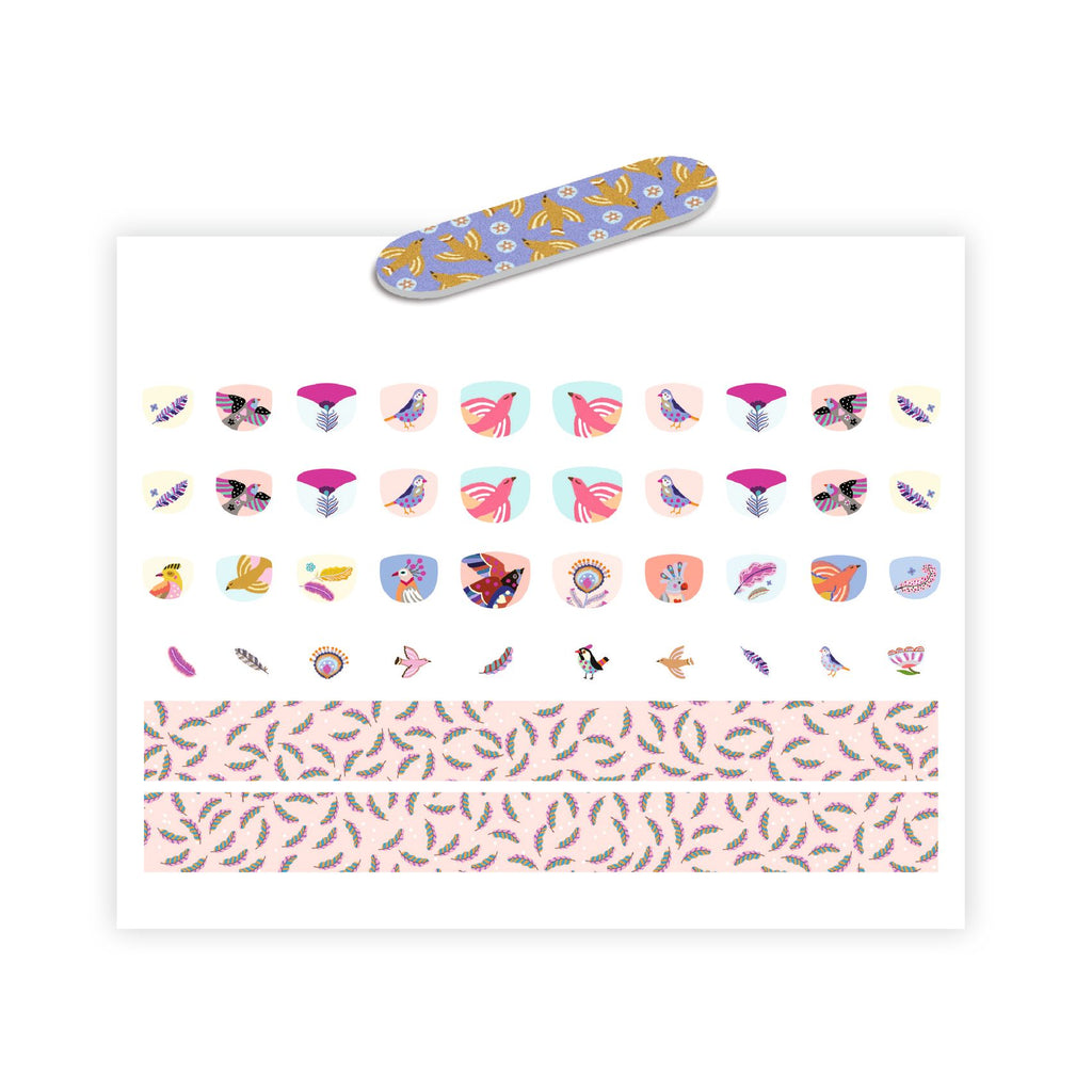 Djeco Feathers Nail Stickers