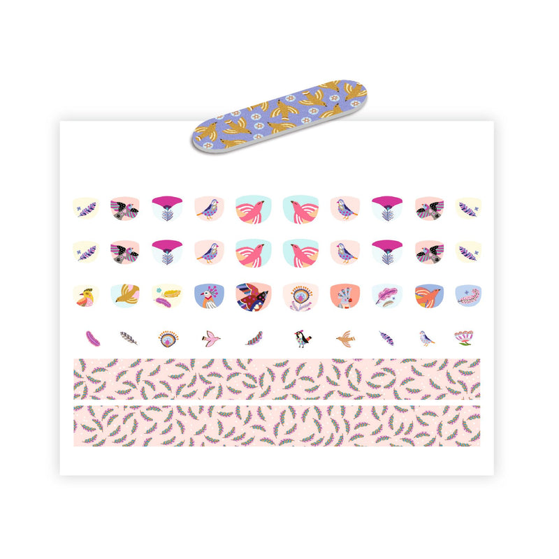 Djeco Feathers Nail Stickers