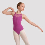 Mirella Magenta Kaleidoscope Halter Leotard