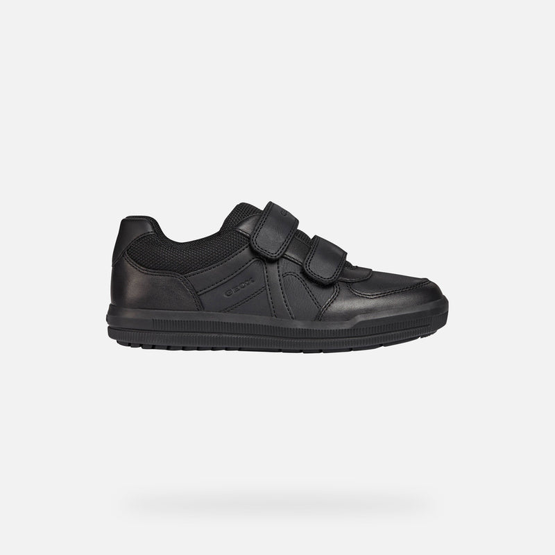 Geox Black Arzach Junior Sneaker