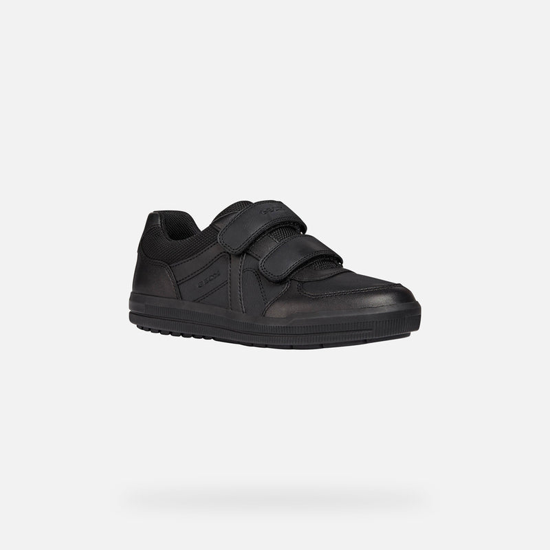 Geox Black Arzach Junior Sneaker