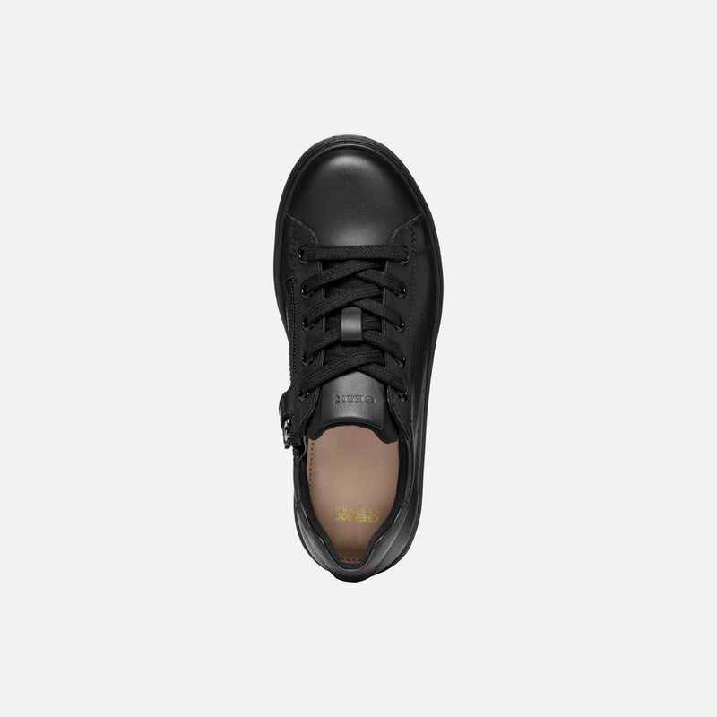 Geox Black Nashik Junior Sneaker