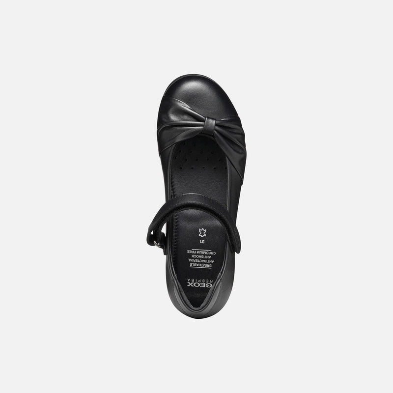 Geox Black Iberide Mary-Jane Shoe