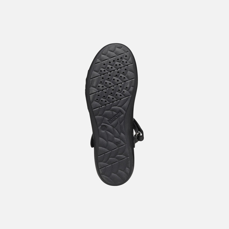 Geox Black Iberide Mary-Jane Shoe