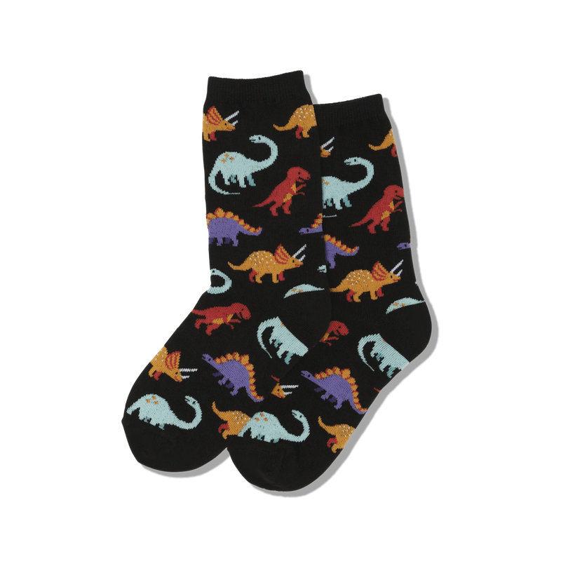 Hot Sox Dinosaur Crew Socks