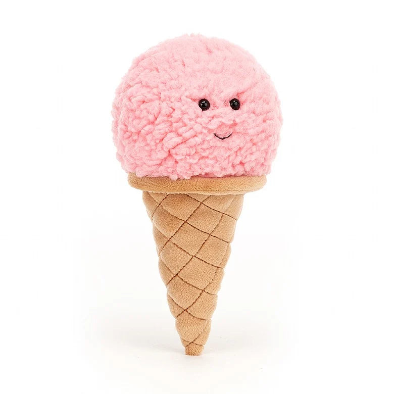Jellycat Strawberry Irresistible Ice Cream