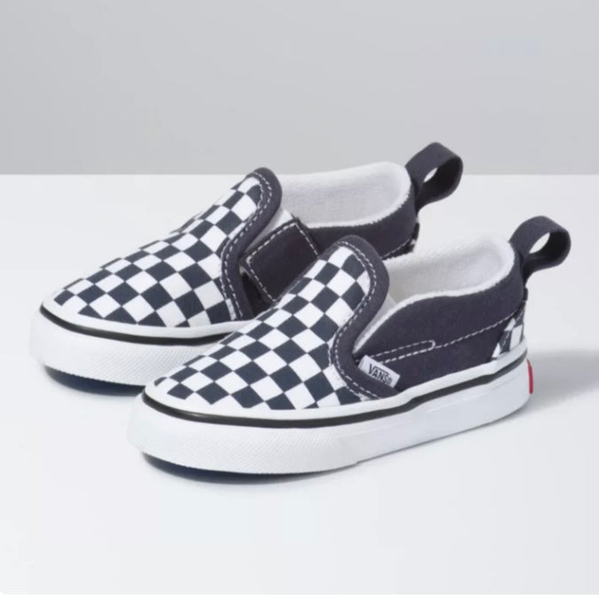 VANS M Blue Classic Slip-On V Baby/Toddler Sneaker