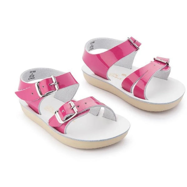 Salt Water Sandals Fuchsia Sea Wee Baby Sandals