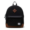 Herschel Black/Saddle Brown Heritage Youth Backpack