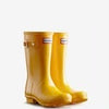 Hunter Yellow Kids Original Gloss Rainboot