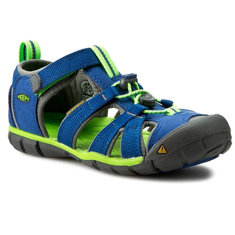 Keen True blue/Jasmine Green Seacamp II CNX Children's Sandal