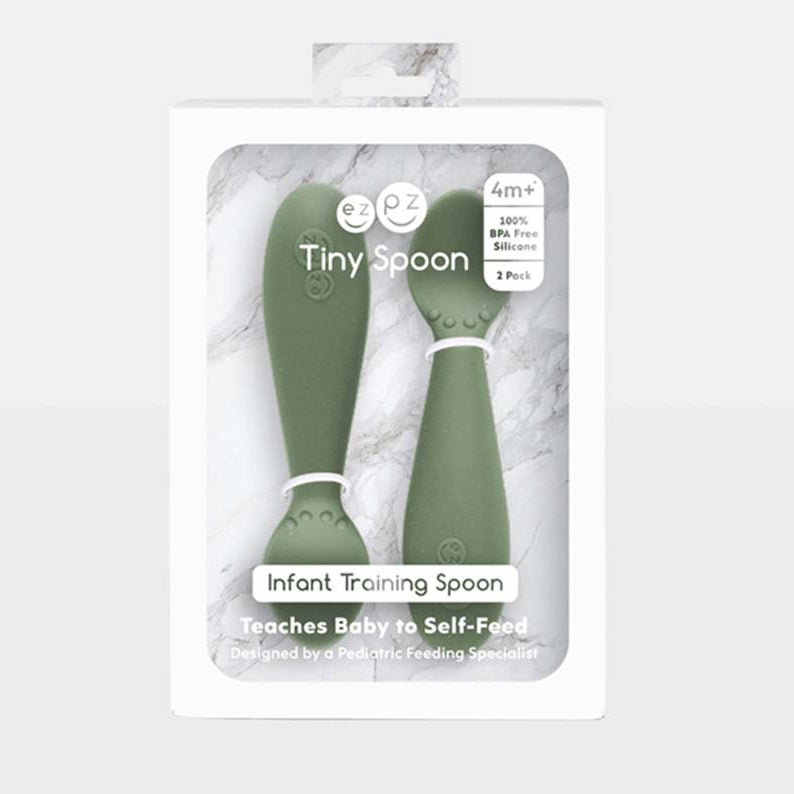 Ezpz Olive Tiny Spoon 2-Pack