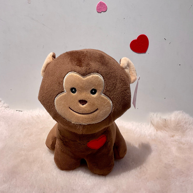 Valentine's Day Monkey TOTS Plush