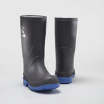 Kamik Charcoal/Blue Stomp Toddler Rain Boot