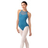 Bloch Ladies Cerulean Camellia Halter Leotard