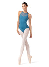 Bloch Ladies Cerulean Camellia Halter Leotard