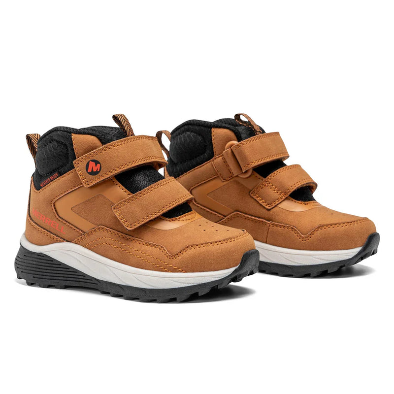 Merrell Tan/Black Supernova Mid Jr Toddler Boot