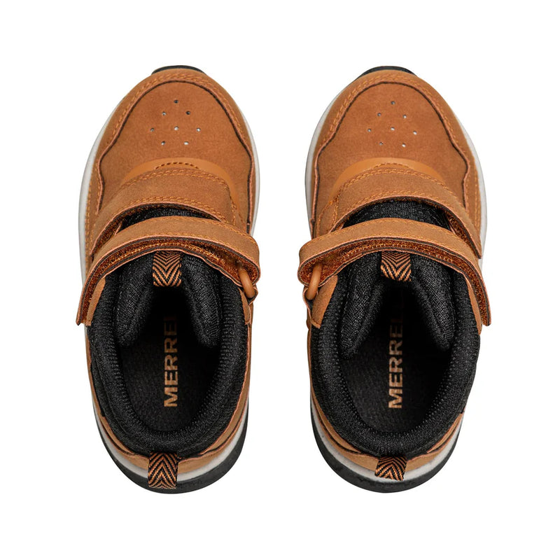 Merrell Tan/Black Supernova Mid Jr Toddler Boot