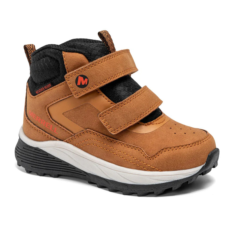 Merrell Tan/Black Supernova Mid Jr Toddler Boot