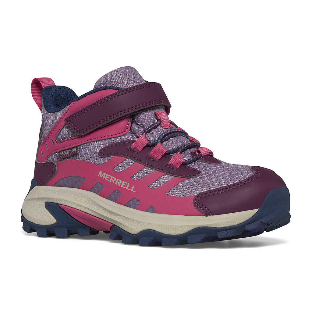 Merrell Berry Moab Speed Mid 2 A/C Waterproof Youth Hiker