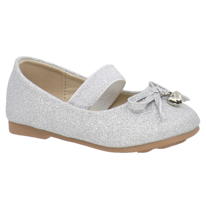 Taxi Silver Nyla Toddler Dress Shoe